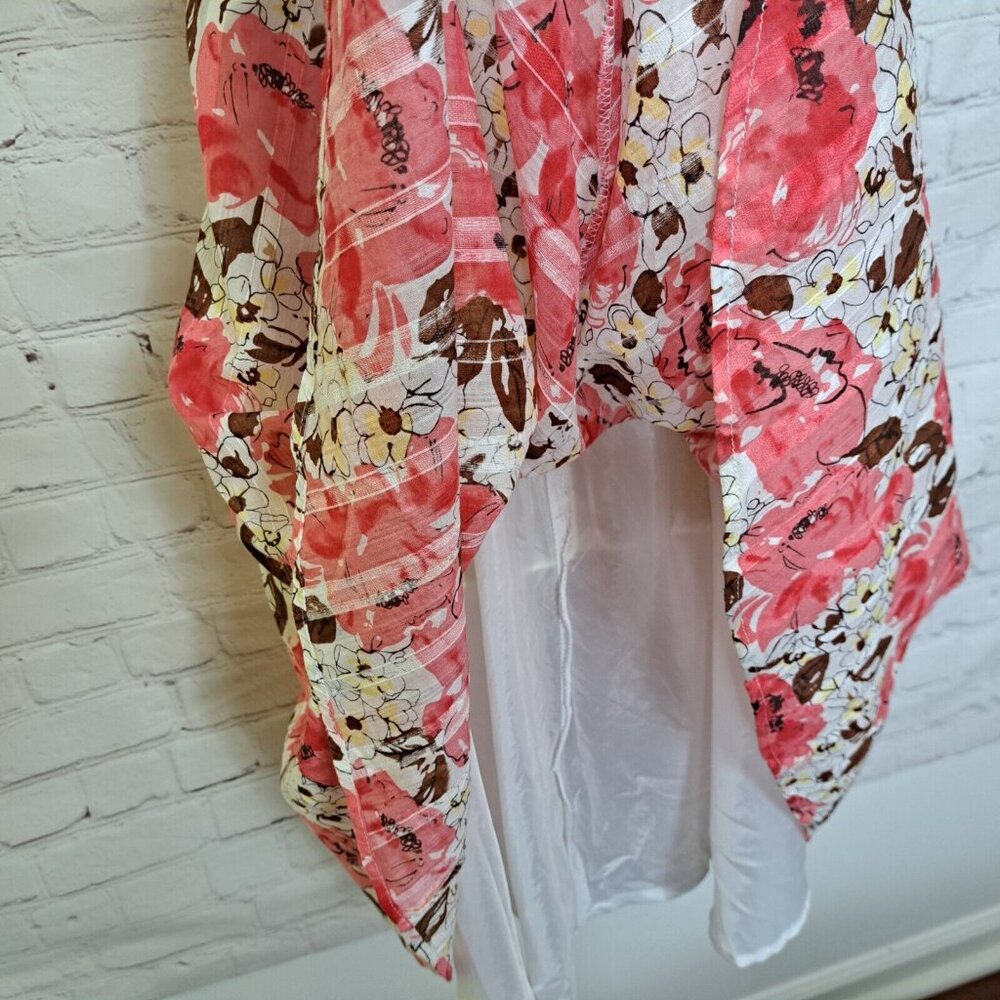 Robbie Bee Floral A Line Midi Dress Size Petite 4 - Picture 8 of 11